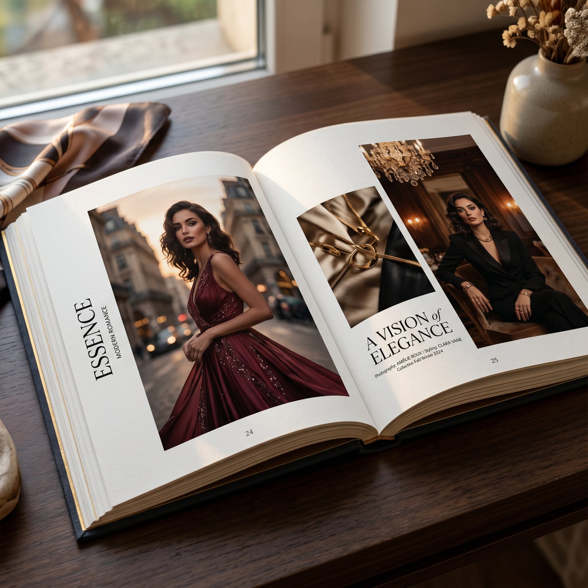 Aura Glam Fashion Book