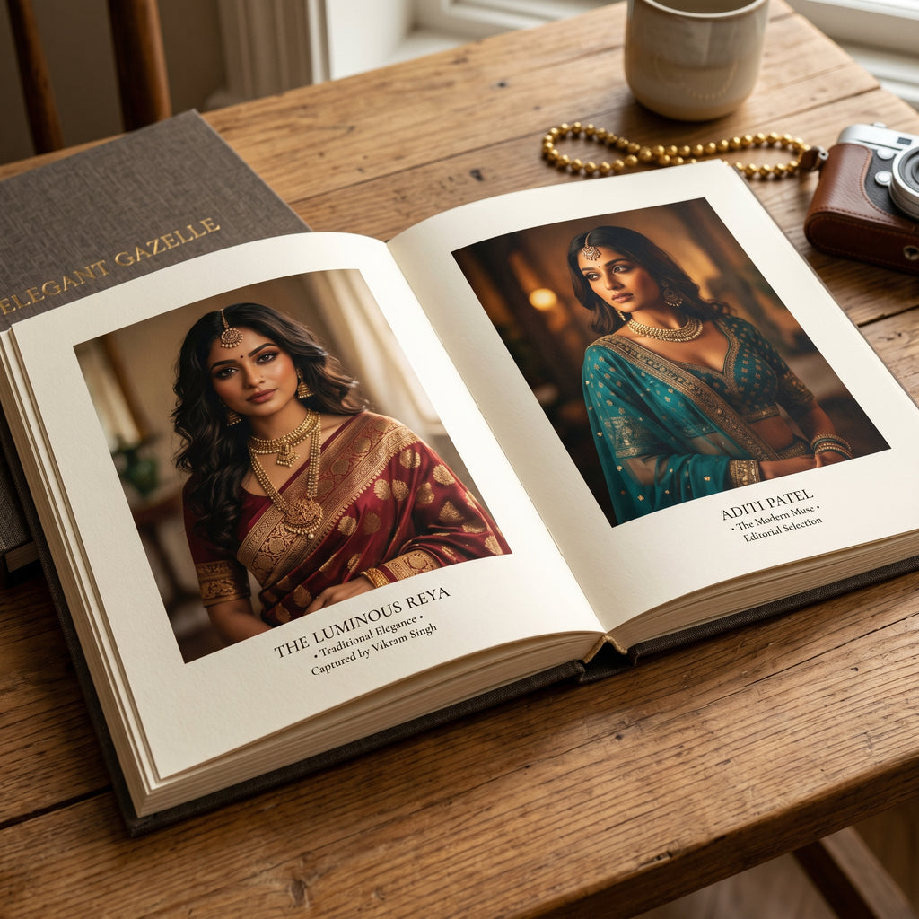 Editorial Portrait Luxury Album