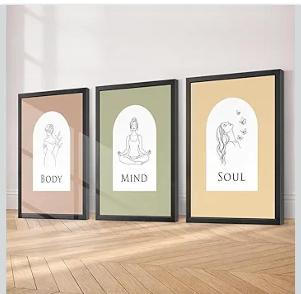 Yoga Meditation Wall 3 Frame